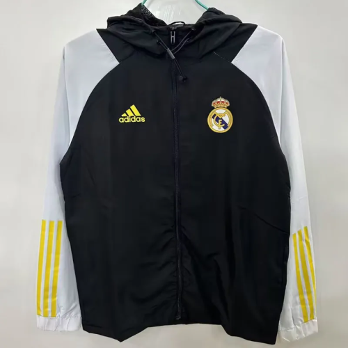 2025 Real Madrid New Pattern Windbreaker