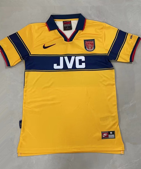 1997-1999 Arsenal Away Retro Soccer Jersey