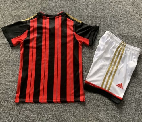 2013-2014 AC Milan Home Retro Kids Soccer Jersey