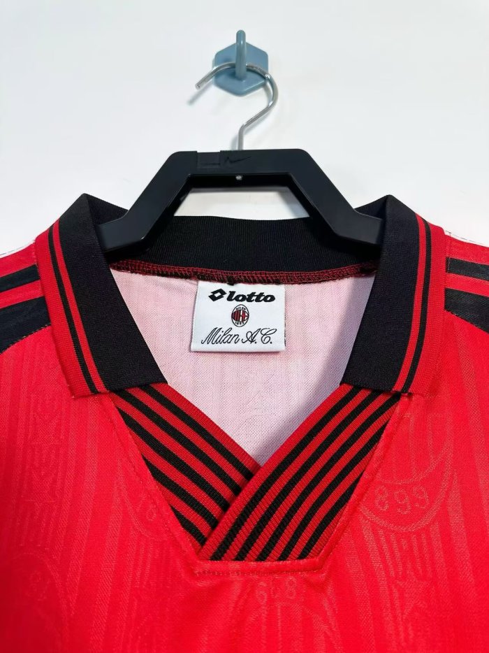 1997-1998 AC Milan Retro Soccer Jersey