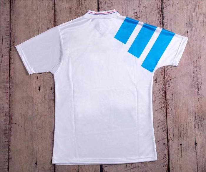 1992-1993 Marseille Home Retro Soccer Jersey