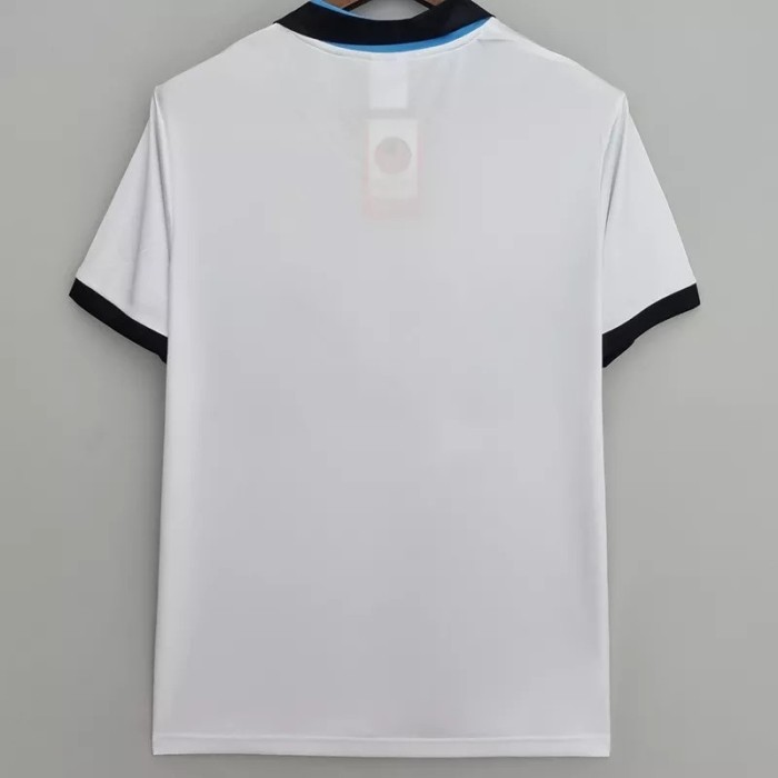 1990-1991 Inter Milan Away White Retro Soccer Jersey