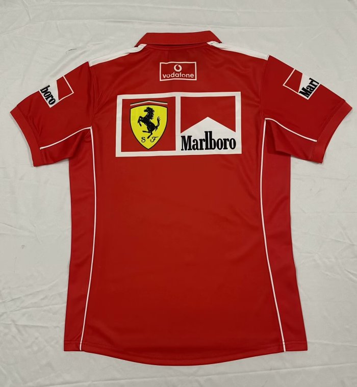 2024 F1 Ferrari New Pattern Short Sleeve Racing Suit