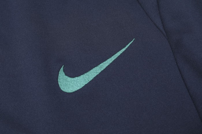 23-24 Barcelona High Quality Half Pull Tracksuit