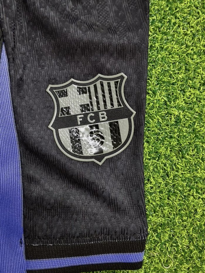 25-26 Barcelona Away Kids Player Version Soccer Jersey (球员童装)