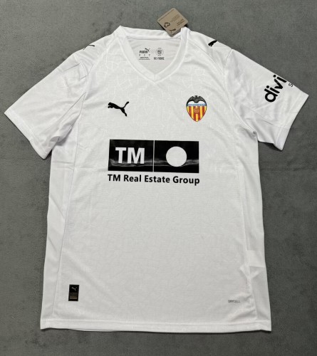 25-26 Valencia Home Fans Soccer Jersey*带广告