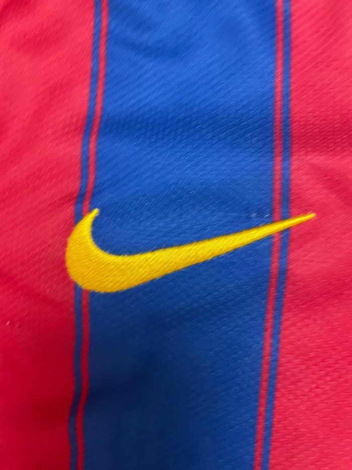 2009-2010 Barcelona Home Long sleeves Retro Soccer Jersey