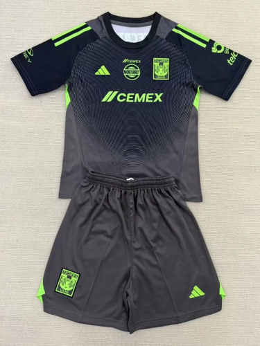 25-26 Tigres UANL Black GoalKeeper Adult Suit