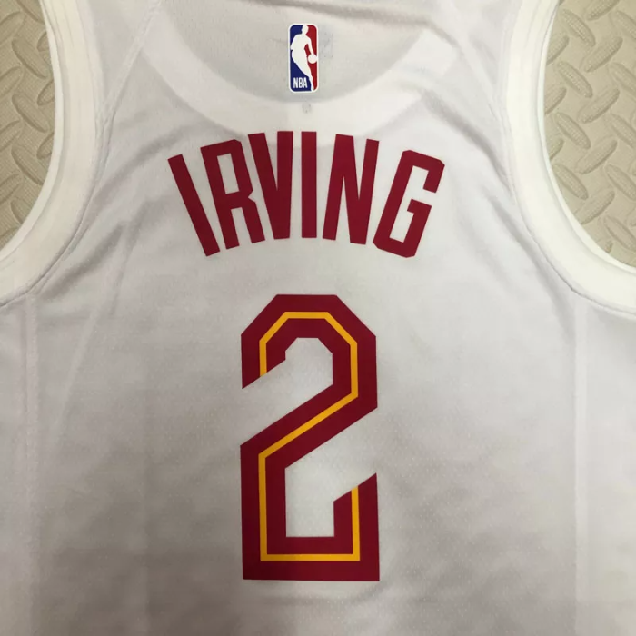 22-23 Cleveland Cavaliers IRVING #2 White Top Quality Hot Pressing NBA Jersey