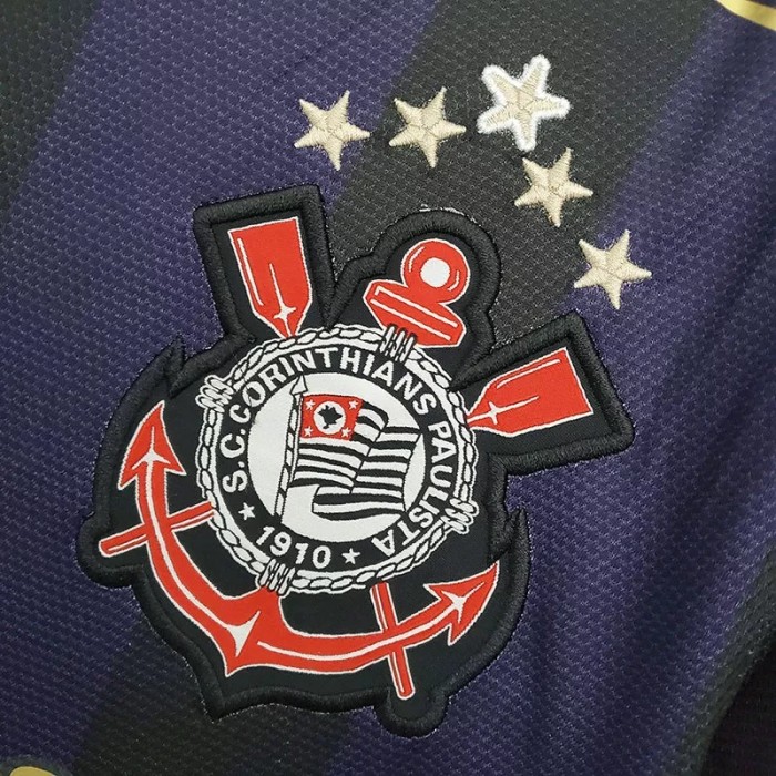 2009-2010 Corinthians 99th Anniversary Edition Black Retro Soccer Jersey