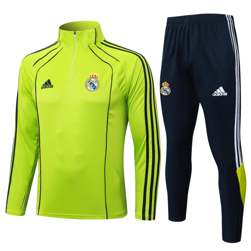 25-26 Real Madrid High Quality Half Pull Tracksuit