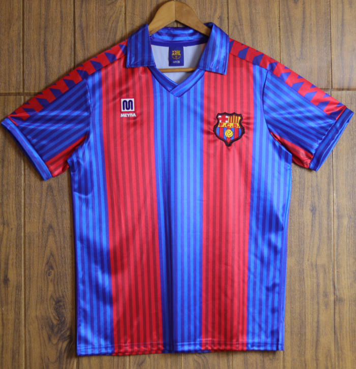 1992-1993 Barcelona Home Retro Soccer Jersey