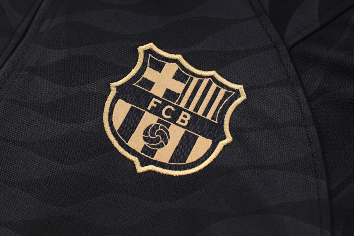 23-24 Barcelona High Quality Half Pull Tracksuit