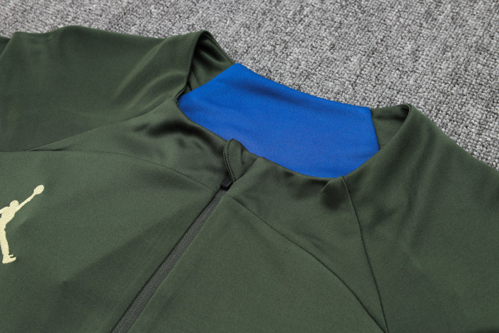 23-24 Paris Saint-Germain High Quality Half Pull Tracksuit