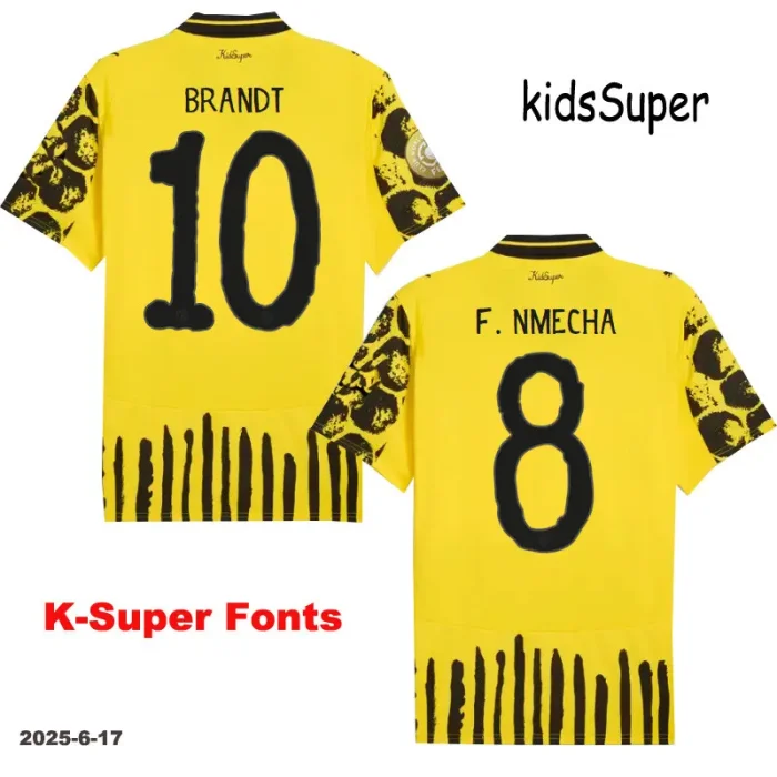 25-26 Dortmund Yellow Black Special Edition Player Version Soccer Jersey