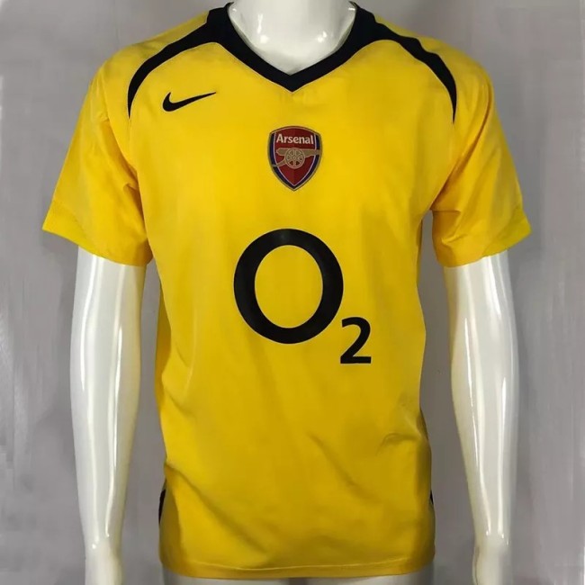 2005-2006 Arsenal Away Retro Soccer Jersey