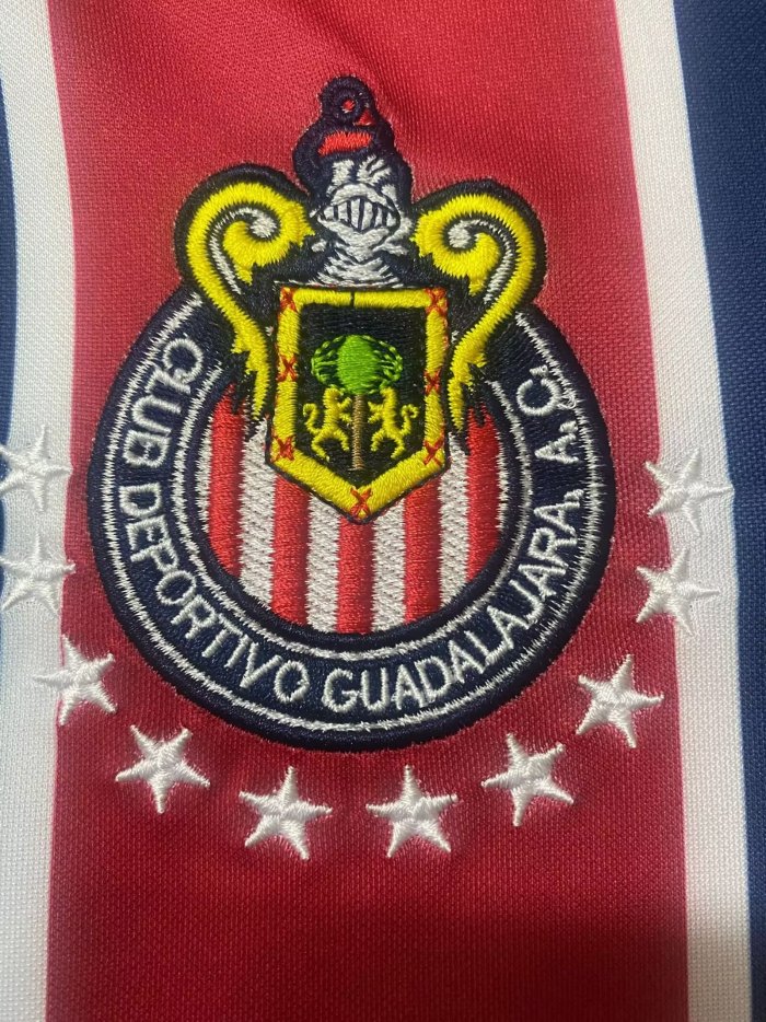 1996-1997 Chivas Away Long Sleeve Retro Soccer Jersey