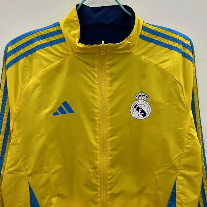 2025 Real Madrid Double Sided Windbreaker
