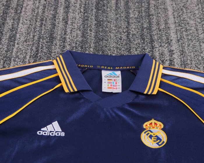 1998-2000 Real Madrid Third Retro Kids Soccer Jersey