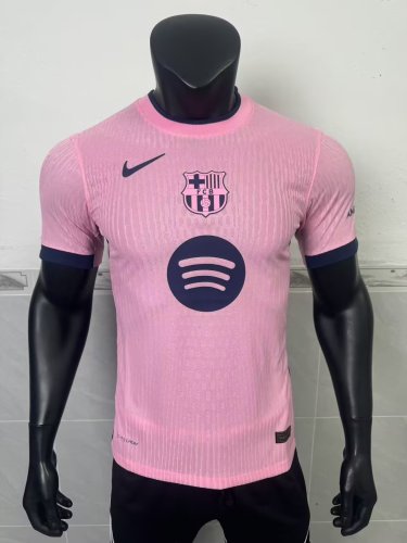 25-26 Barcelona Pink Special Edition Player Version Soccer Jersey