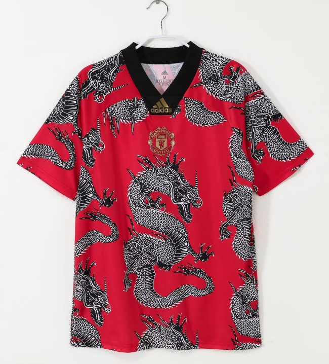 2019-2020 Manchester United Red Special Edition Retro Soccer Jersey