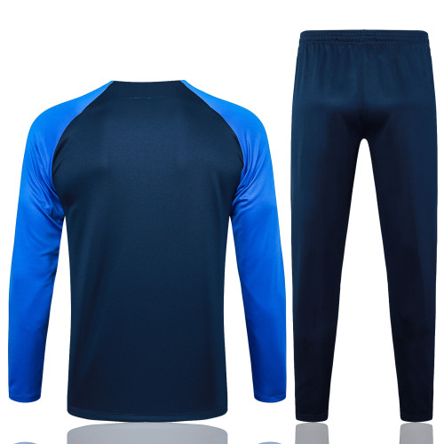 23-24 Al-Nassr High Quality Half Pull Tracksuit