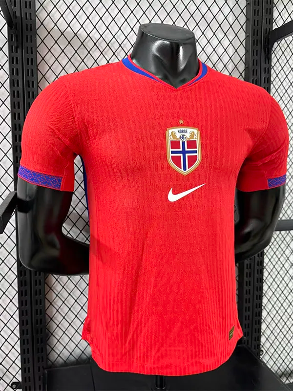25-26 Norway Home Player Version Soccer Jersey