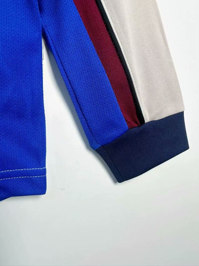 1998-1999 Barcelona Away Long Sleeve Retro Soccer Jersey