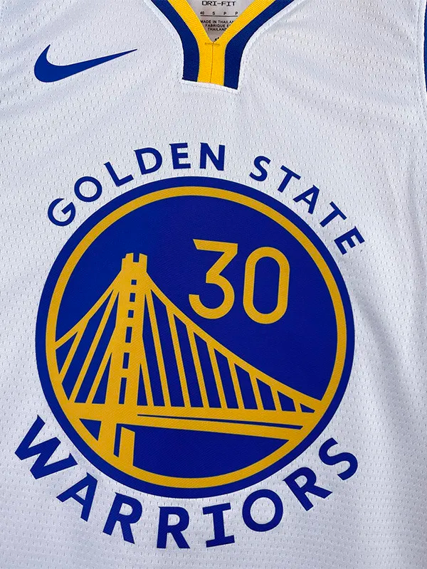 22-23 WARRIORS CURRY #30 White Top Quality Hot Pressing NBA Jersey