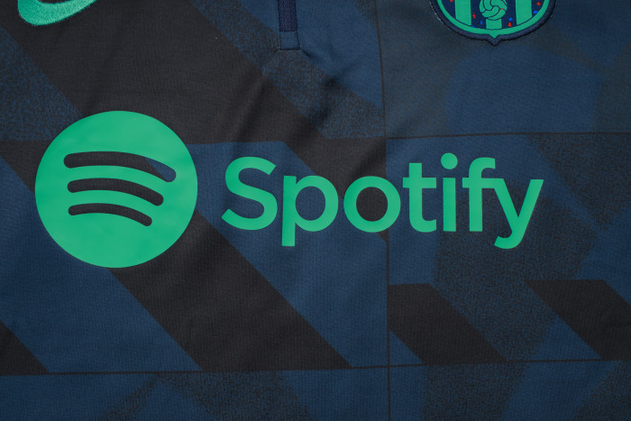 23-24 Barcelona High Quality Half Pull Tracksuit