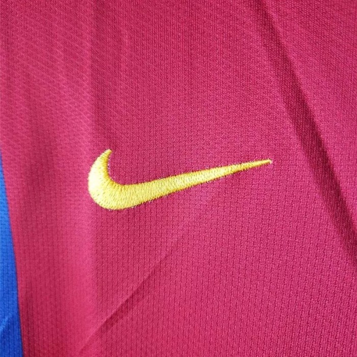 2007-2008 Barcelona Home Retro Soccer Jersey
