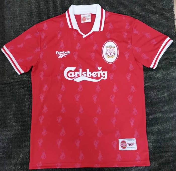 1998 Liverpool Home Retro Soccer Jersey