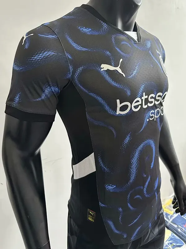 25-26 Inter Milan Black Special Edition Player Version Soccer Jersey (蛇纹)