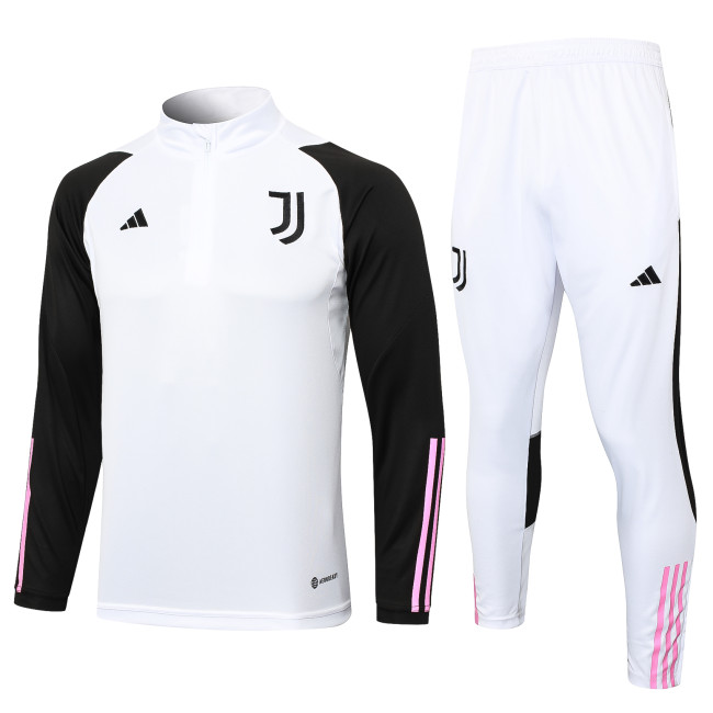 23-24 Juventus High Quality Half Pull Tracksuit