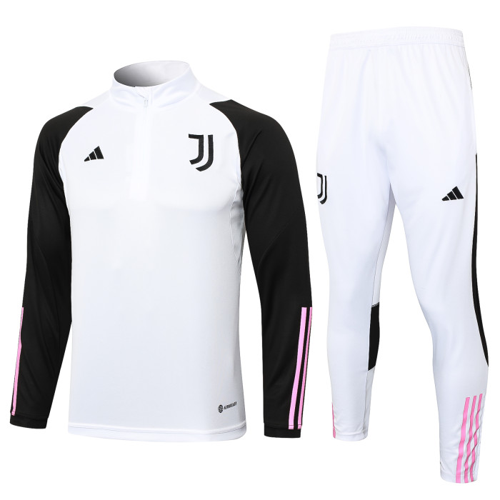 23-24 Juventus High Quality Half Pull Tracksuit