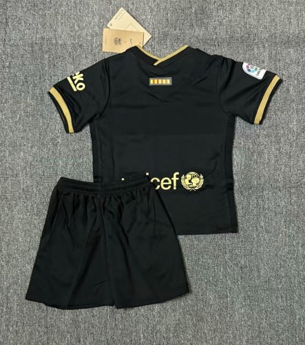 2020-2021 Barcelona Away Retro Kids Soccer Jersey