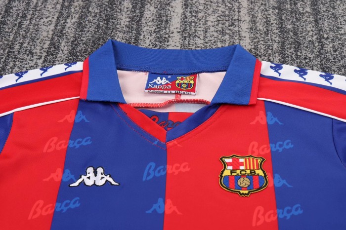 1992-1995 Barcelona Home Retro Kids Soccer Jersey