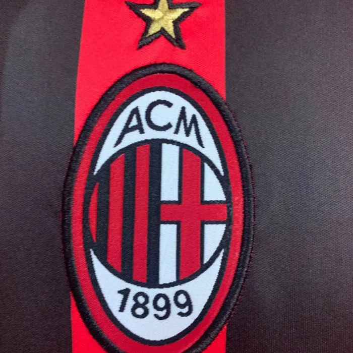 2017-2018 AC Milan Home Retro Soccer Jersey