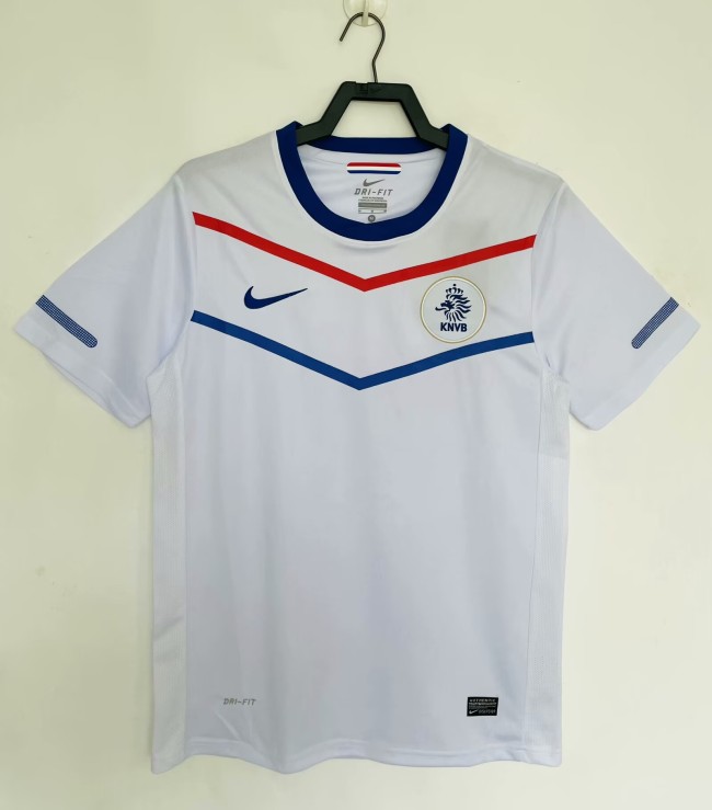 2010 NetherIands Away Retro Soccer Jersey