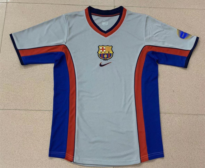 2000 Barcelona Away Retro Soccer Jersey