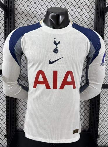25-26 Tottenham Hotspur Home Long sleeves Player Version Soccer Jersey