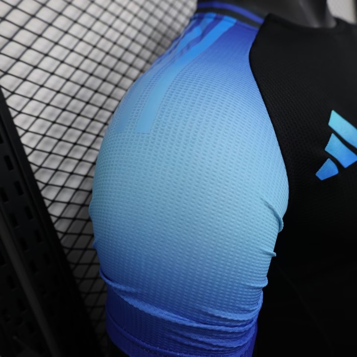 25-26 Algeria Black Player Version Training shirts (蓝标)