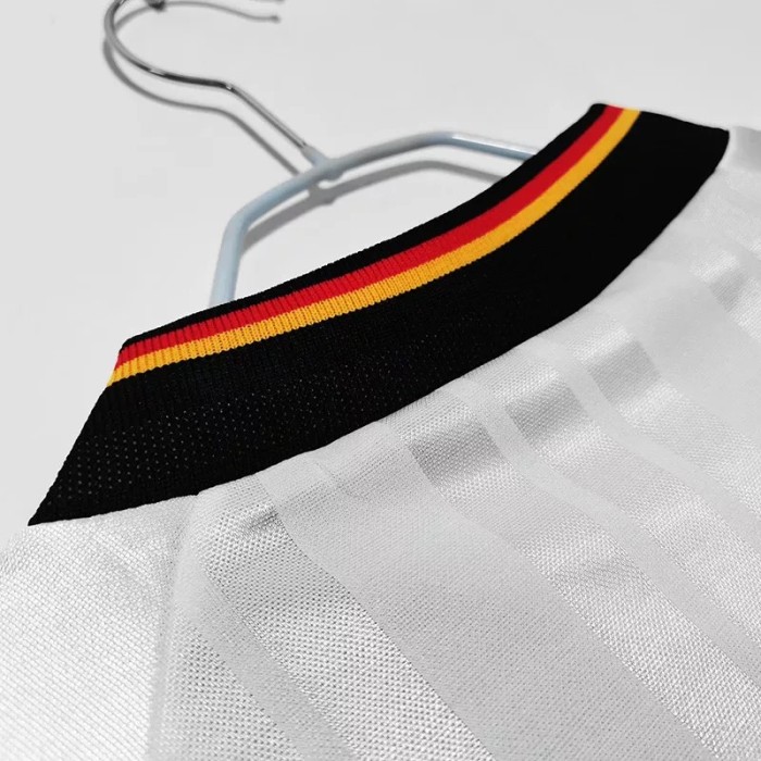 1992 Germany Home Retro Soccer Jersey