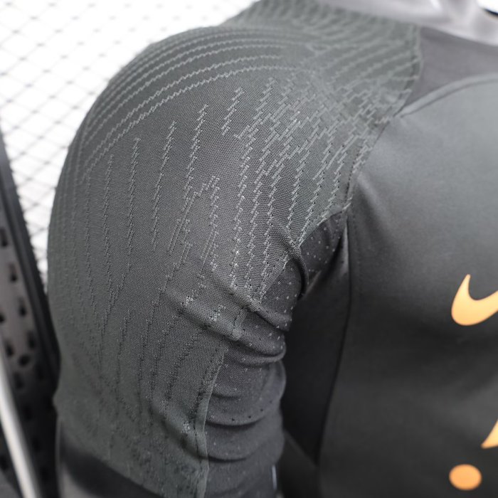 25-26 Ittihad Black Special Edition Player Version Training shirts (黄广告)