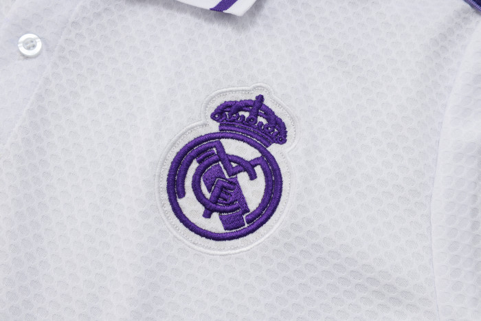 25-26 Real Madrid High Quality Polo Tracksuit