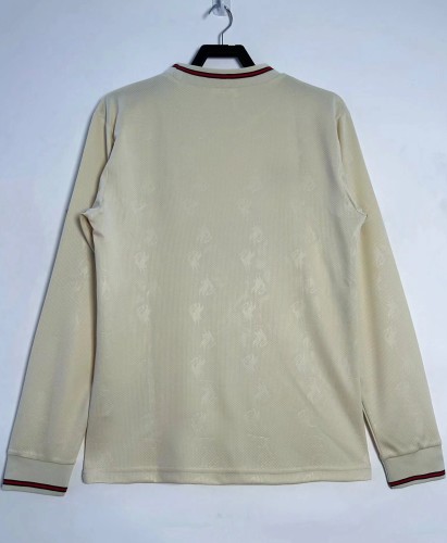 1996-1997 Liverpool Away Long Sleeve Retro Soccer Jersey