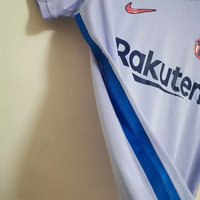 21-22 Barcelona Away 1:1 Fans Soccer Jersey