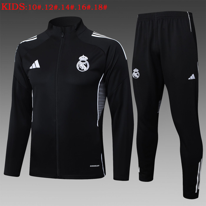 25-26 Real Madrid High Quality Kids Jacket Tracksuit
