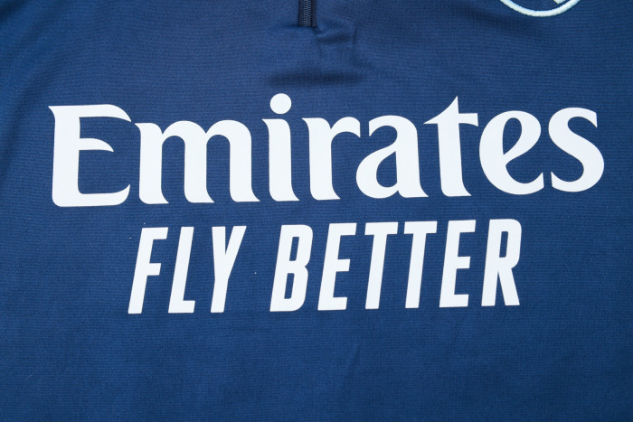 25-26 Real Madrid High Quality Half Pull Tracksuit