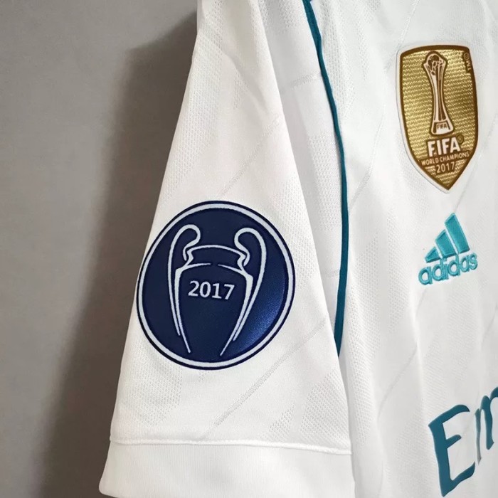 2017-2018 Real Madrid Home Retro Soccer Jersey